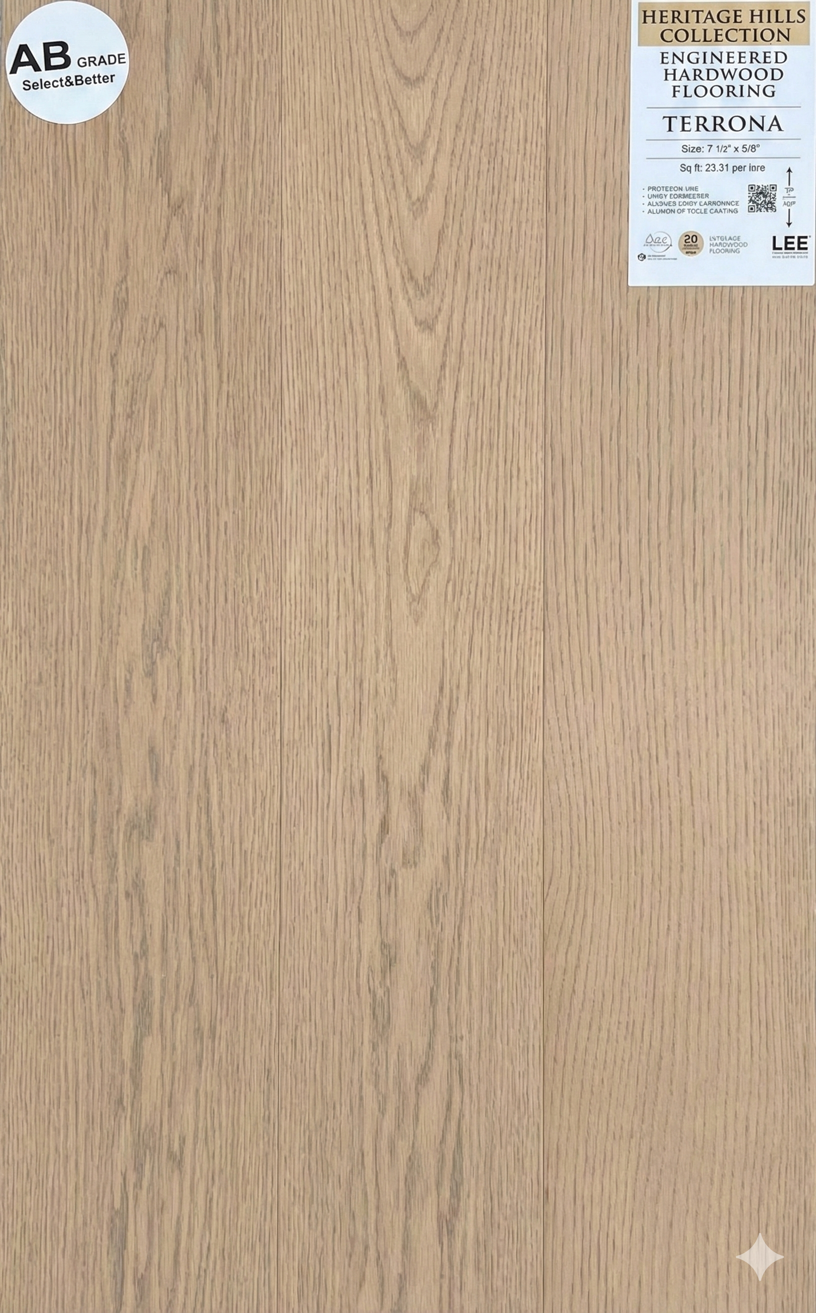 Terrona Engineered Hardwood Flooring - Size: 7 1/2" x 5/8"